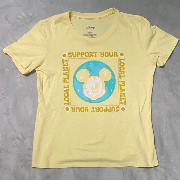 Disney Shirt With Mickey Mouse - Picture 1 of 4